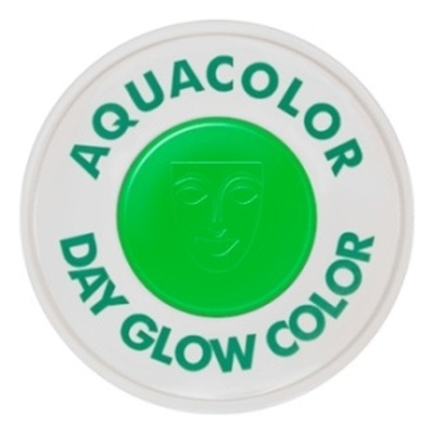 Aquacolor Green UV Dayglow Make Up - 30ml