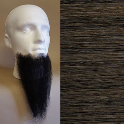 Long Chin Beard Colour 5 - Brown - Human Hair - BMF