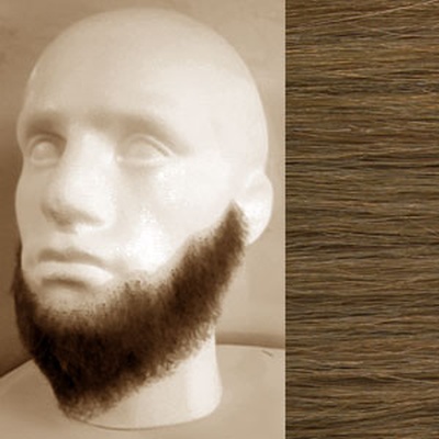 Full Beard Colour 27 - Light Auburn Human Hair BMO
