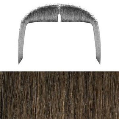 Chang Moustache Colour 12 - Light Brown Human Hair BMK