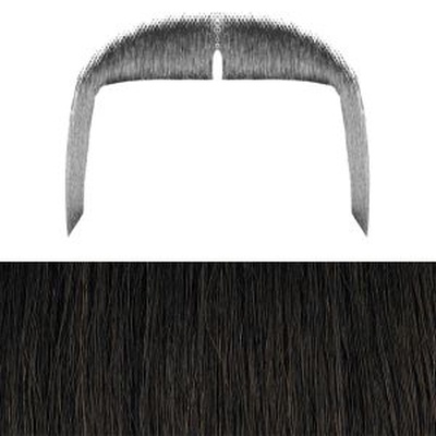 Chang Moustache Colour 3 - Brown - Human Hair - BMD