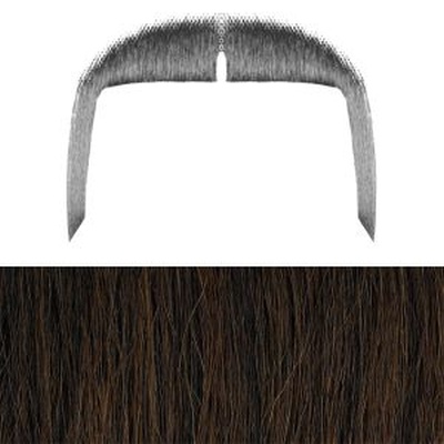 Chang Moustache Colour 5 - Brown - Human Hair - BMF