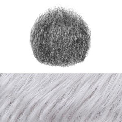 Theatrical Goatee Beard Colour 60 - Silver Grey Human Hair - BMW