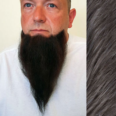 Long Chin Beard Colour 47 - Salt n Pepper Human Hair BMT