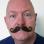 Moustache Style 'E' Colour 8 - Medium Brown Human Hair BMI - view 5