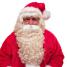 Father Christmas Wig Beard & Moustache Set Colour 60 - Silver Grey - BMW - view 5