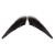The BIG 'V' Moustache Colour 1b - Black - Human Hair - BMB - view 4
