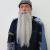 Long FCL Beard & Moustache Colour 60 Silver Grey - Synthetic Hair - BMW - view 2