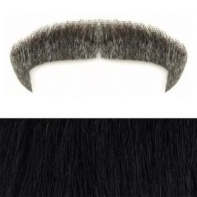 Viva Sapata Moustache Colour 1b - Black - Human Hair - BMB