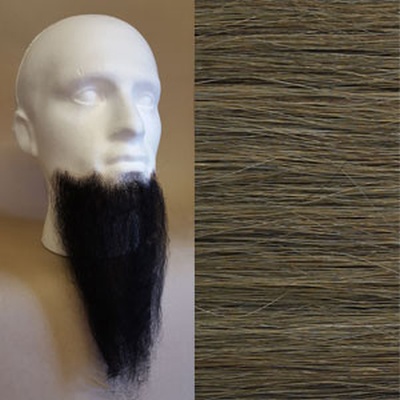 Long Chin Beard Colour 10 - Light Brown Human Hair BMJ