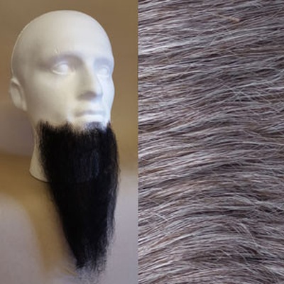 Long Chin Beard Colour 47 - Salt n Pepper Human Hair BMT