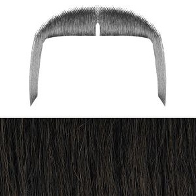 Chang Moustache Colour 4 - Brown - Human Hair - BME 