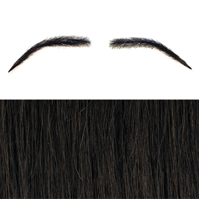 Eyebrows Style C Colour 4 - Brown - Standard Size