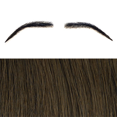 Eyebrows Style 6 Colour 4 - Brown - Standard Size