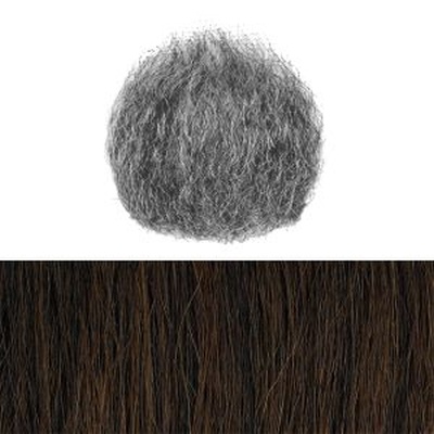 Theatrical Goatee Beard Colour 5 - Brown - Human Hair - BMF 