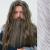Hagrid Wig, Beard & Moustache Set Colour 60 Silver Grey - Synthetic Hair - BMW - view 1