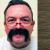 Jason King Moustache Colour 10 - Light Brown Human Hair BMJ - view 1
