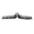 Clark Gable Moustache Colour 60 - Silver Grey Human Hair - BMW - view 5