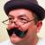Handlebar Moustache Colour 44 - Salt n Pepper Mid Grey - BMS - view 4