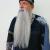 Long FCL Beard & Moustache Colour 56 Grey - Synthetic Hair - BMV - view 3