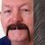 Chang Moustache Colour 47 - Salt n Pepper Human Hair BMT - view 1