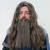 Hagrid Wig, Beard & Moustache Set Colour 8 Brown - Synthetic Hair - BMI - view 4